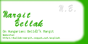 margit bellak business card